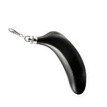 Portable Nonrust Steel Shape Banana Spirit-Black Lid Hook