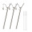 Creative Fishing Design Metal Straw Kitchen Essential-3Pcs 1