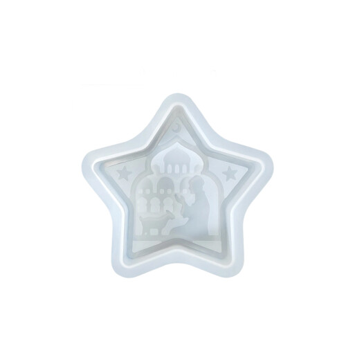 Sturdy Silicone Mould For Handmade Candle In Moon Shape-B
