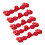 Satins Covered Button With Braided Designs For Ethnic-Red Wine. 1