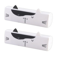 2Pcs Foldable Lint Roller With High Adhesive Hair Roller-White