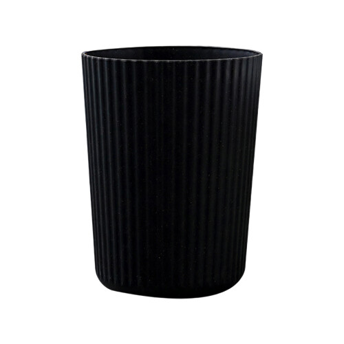 Petite corbeille avec surfaces texturées pour comptoir-Noir