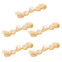 Elegant Cheongsam Flower Knot Button 11 Color For-turmeric
