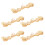 Delicate Handcrafted Flower Shaped Button In Multiple-turmeric 1