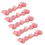 Satins Materials Qipao Button With Intricate Handwoven-Pink. 1