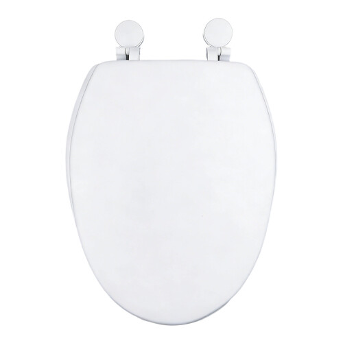 Thickened V Shape Toilet Seat Cover Soft Comfortable-White