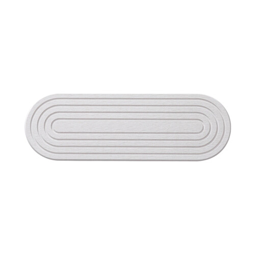 Le tapis d'évier en diatomite en bois convivial absorbe-Blanc