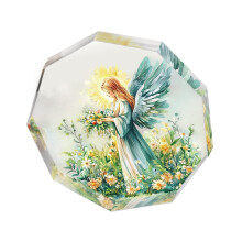 Acrylic Nativity Scene Desktop Decoration Nativity Ornament-8