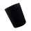 Striped Pattern Plastic Garbage Can For Cabin Studio-Black 1