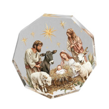 Nativity Scene Desktop Decors Christmas Decors Manger Jesuses-7