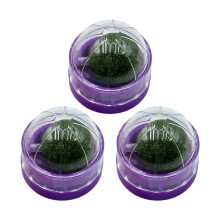 3Pack Cats Teeth Cleaning Teaser Toy Catmint Balls For-Purple