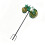 Green Tractor Windmill Stake With Rotatable Wheel Garden Wind 1