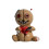 Doll-shaped resin incense burner8x6x9cm 1