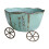 Vase en fer pour décoration de jardin et cour,-vert menthe 1