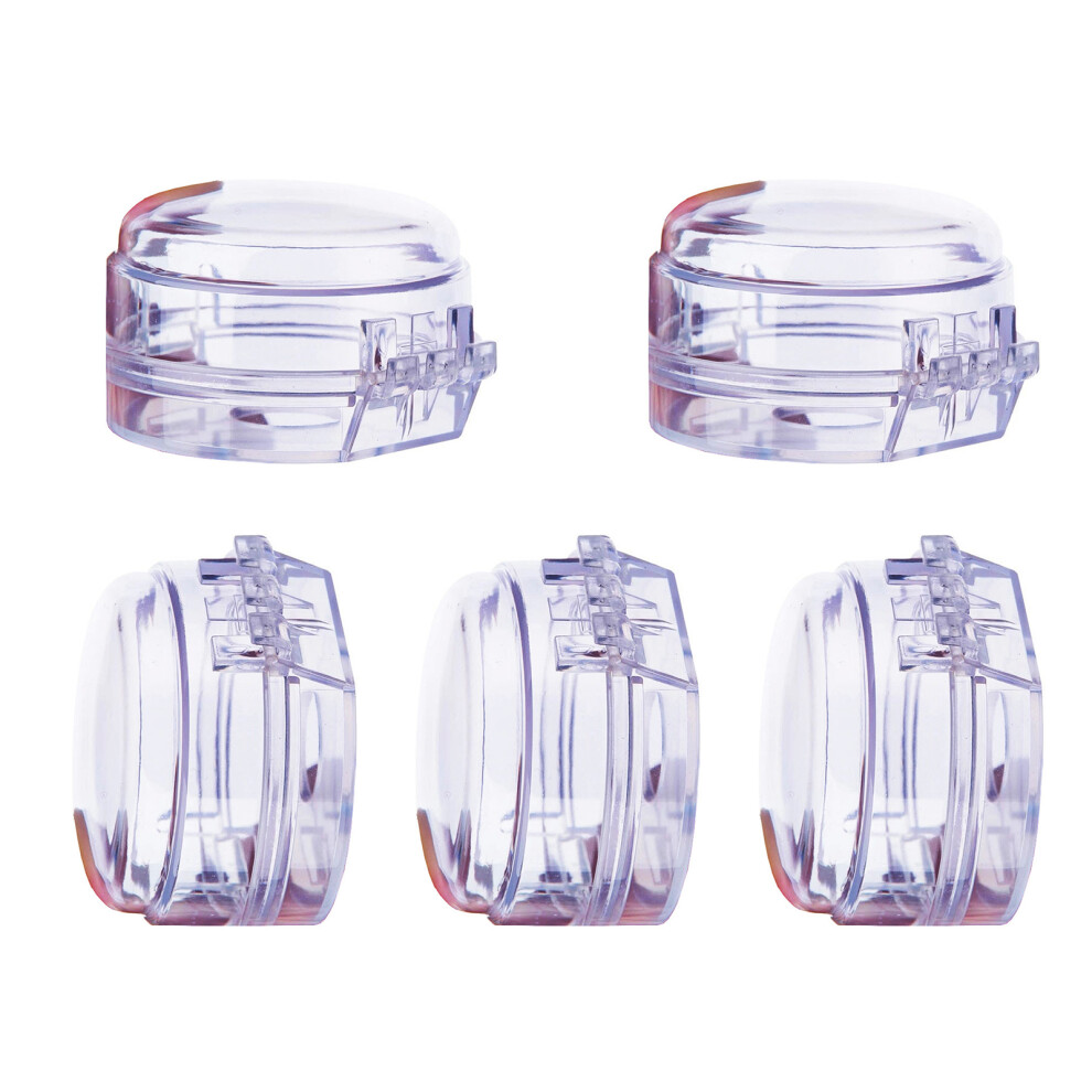 Plastic Gas Cooker Control Cover Stove Knob-Transparent color