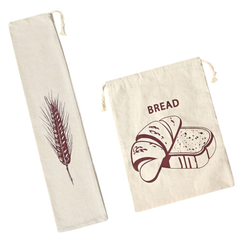 2pcs Stylish Toted Bags With Closure Soft Linen Texture