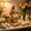 Statue de jésus Christ assis, Figurines de compagnon de-GROS1 6