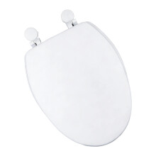Thickened V Shape Toilet Seat Cover Soft Comfortable-White