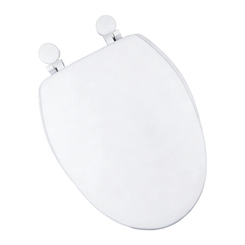 Thickened V Shape Toilet Seat Cover Soft Comfortable-White