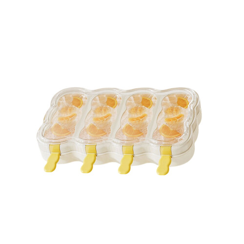 Safe Plastic Ice Lolly Maker for Parent Child Activity-White