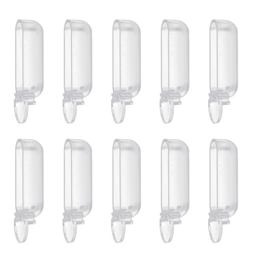 Plastic Feeder Cup for Cage for Parakeets and Cockatiels-Clear