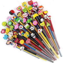 30-piece pencil and eraser set, kids pencil gift, kids pencils, pencils with eraser hwy