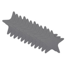 Anti Slip Shower Sticker Shower Sticker for-Gray 12 pieces