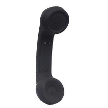 (Black) Wireless Retro HeadphoneTelephone Handset Receiver Bluetooth-compatible 2.0-Good