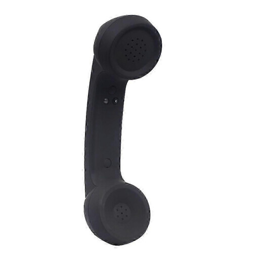 (Black) Wireless Retro HeadphoneTelephone Handset Receiver Bluetooth-compatible 2.0-Good