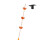 Unique Flower Designed Rain Chain Enhances Your Garden-copper 1