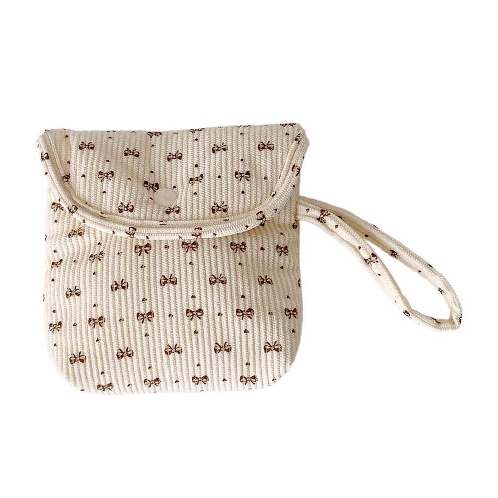 Portable Toiletry Case Feminine Product Holder Soft-beige1