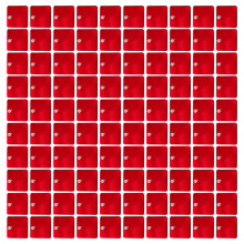 12PCS Sparkling Wind Moving Boards 30x30cm-Glänzendes Rot