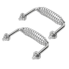 Durable 304 Nonrust Steel Bolt On Spring Handle For BBQ-2PCS