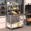 Stainless Steel 2-Layer Top Shelf Table 5