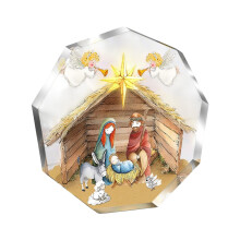 Acrylic Nativity Scene Desktop Decors Christmas Decors-6
