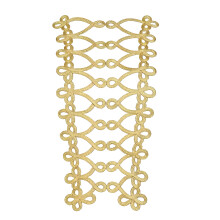 Gouden kostuumaccent voor gelegenheden. Outfit personaliseert-1