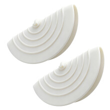 Flexible Silicone Drain Plug 15cm Waterproof Bathroom-White