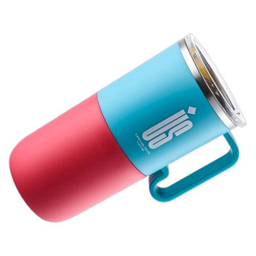 Practical 600ML Thermal Stainless Steel Mug With-blue red