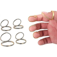 4pcs Guitar Parts Guitar Finger Pick Picks Pushing Stainless Steel