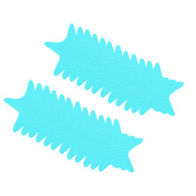 Anti Slip Treads Safety Bathtubs Strips Adhesive-Blue 24 pieces
