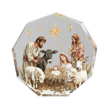 Acrylic Nativity Scene Ornament Jesuses Birth Desktop Decors-7