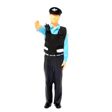 1:64 Scale Miniature Traffic Cop Figure Drunk Driving Scene-F