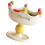 Useful Kitchen Drain Basket For Fruits Vegetables-cream white 1