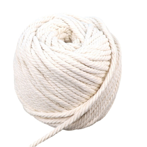 Elegant Cotton Strands For Crafting And Binding Tasks-6mmX50m
