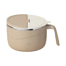 304 Nonrust Steel Noodles Bowl With Removable Strainer And-NC