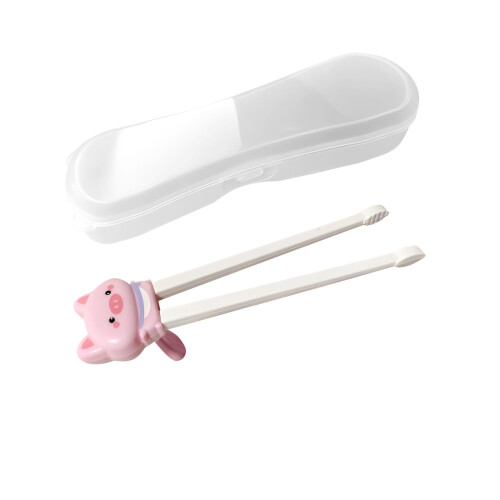 Training Chopsticks For Toddlers With Protective Box Cartoon-3
