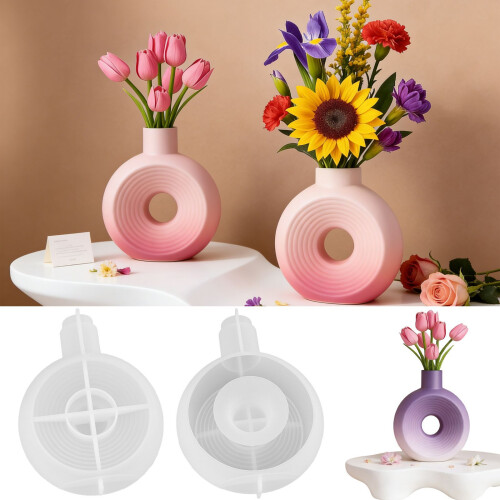 Sturdy Silicone Vase Mould Ideal For DIY Projects And Creative 1