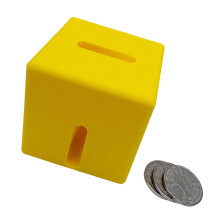 Durability Parrots Coin Drop Toy Colorful Parrots-Yellow