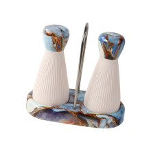 Contemporary Kitchen Tool Ceramic Burr Pepper-Blue