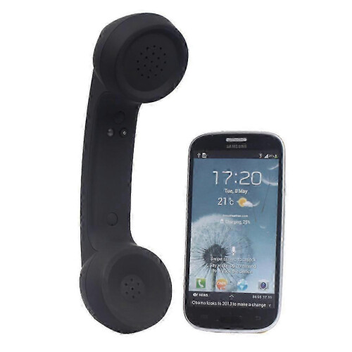 (Red) Wireless Retro HeadphoneTelephone Handset Receiver Bluetooth-compatible 2.0-Good 2